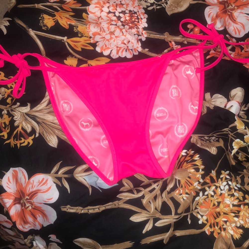 Pink hot pink bottom suit